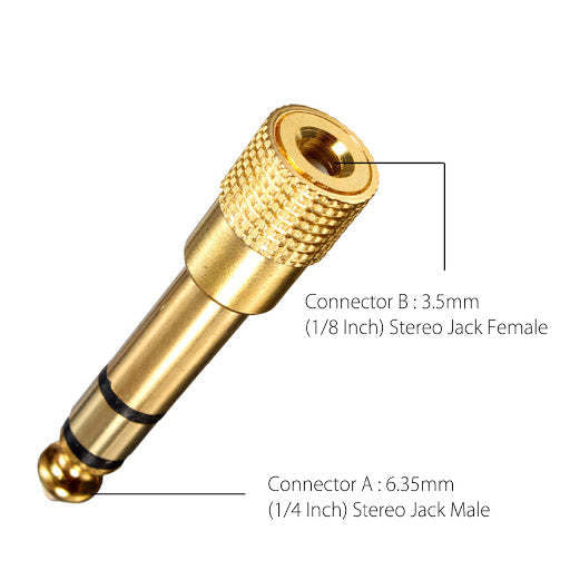Adaptador de audio 3.5mm a 1/4