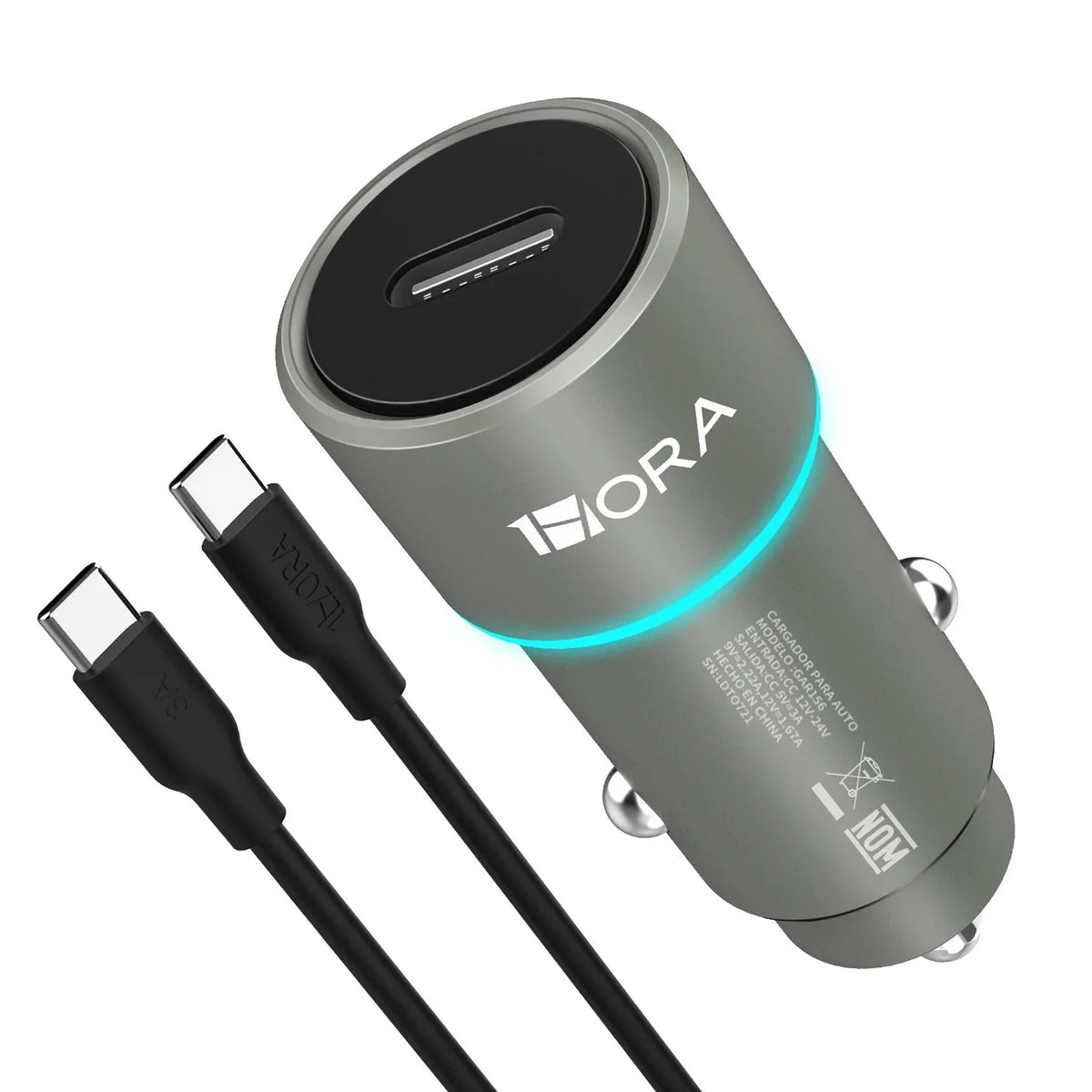 Kit de carga tipo c para carro 20W