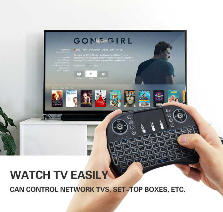 Mini teclado para smart TV
