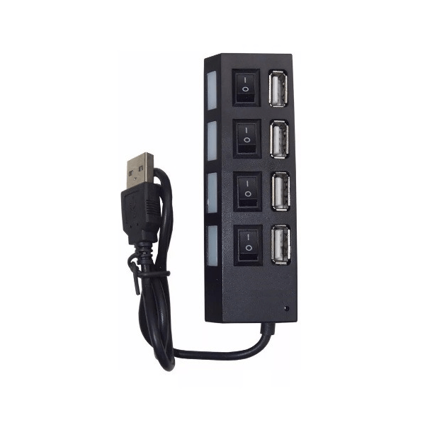 Adaptador multipuertos-USB 4 puertos