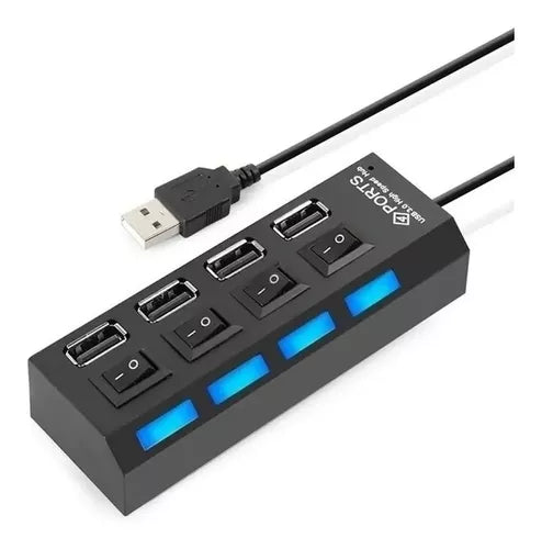 Adaptador multipuertos-USB 4 puertos