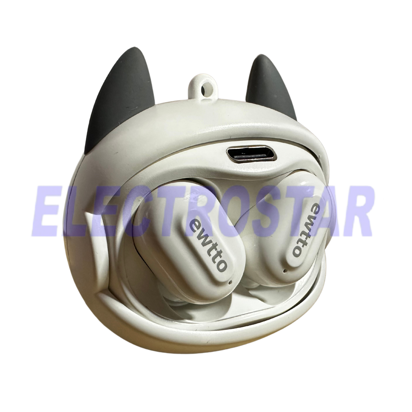 Audífonos Bluetooth pug-blanco