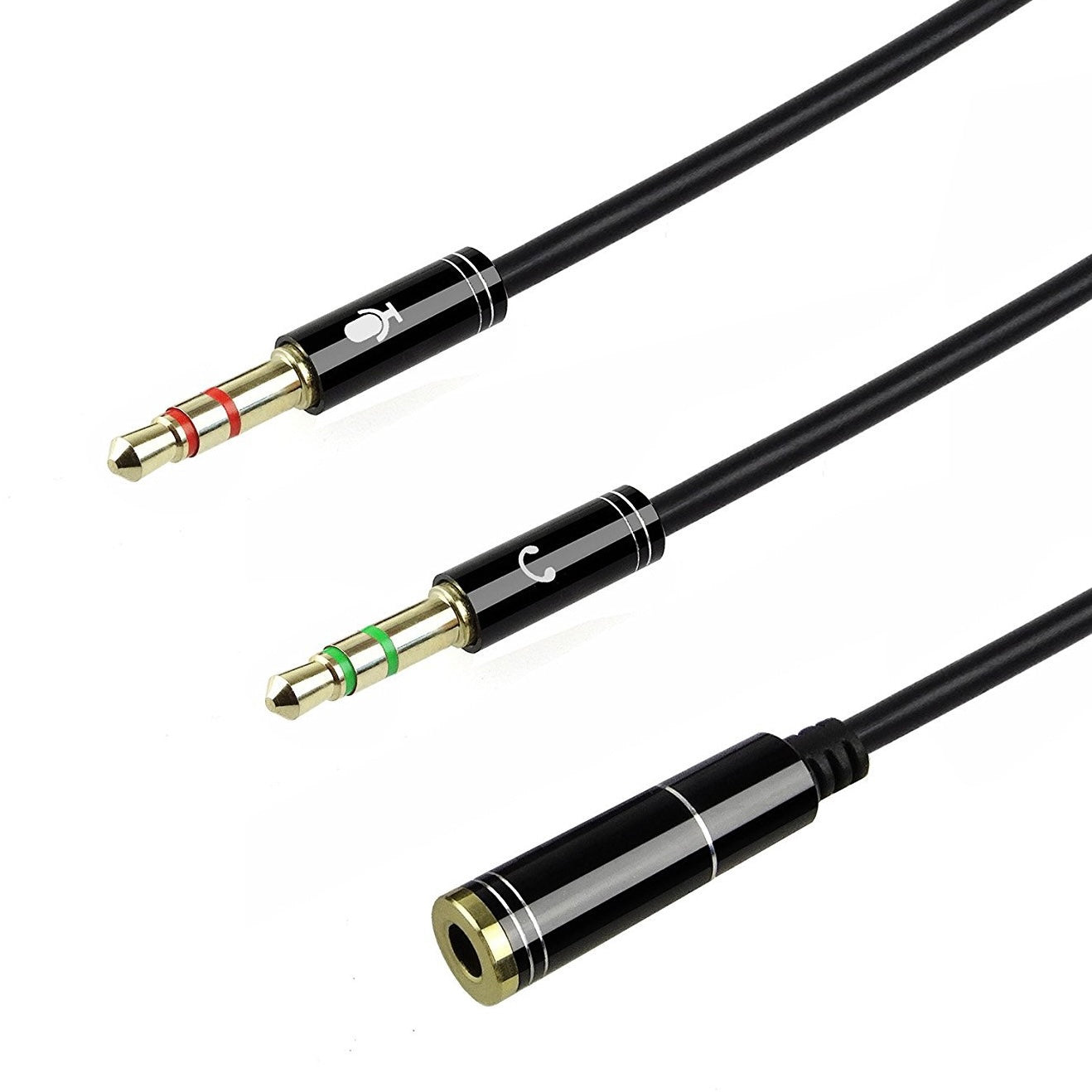 Cable para dividir audio y microfono
