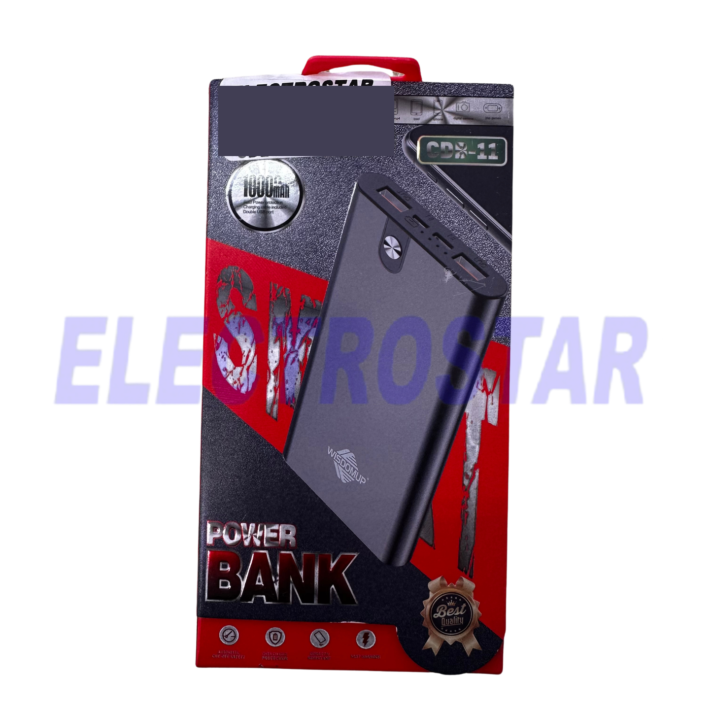 Bateria externa metalica 10,000MHA