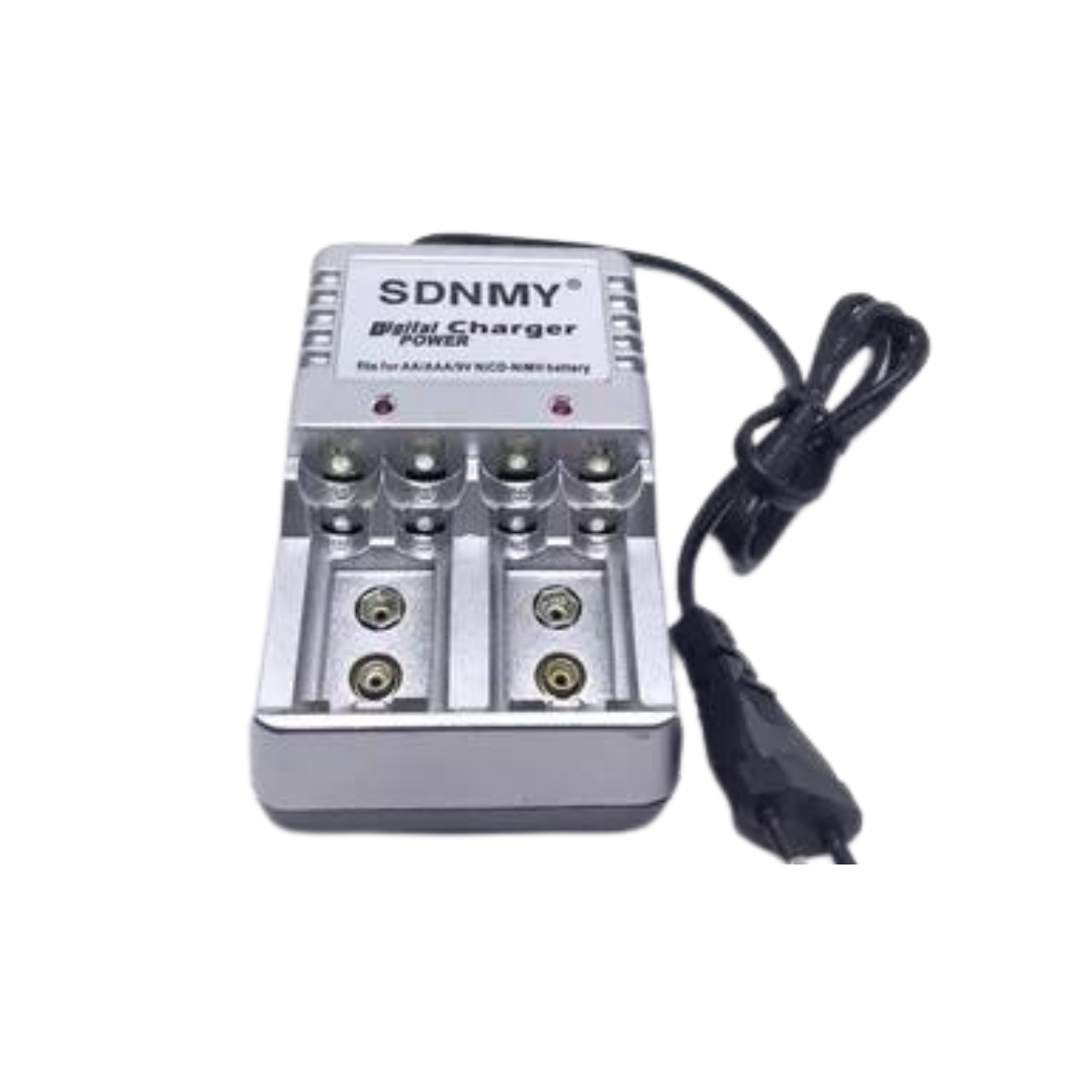 Cargador para baterias AA/AAA/9V