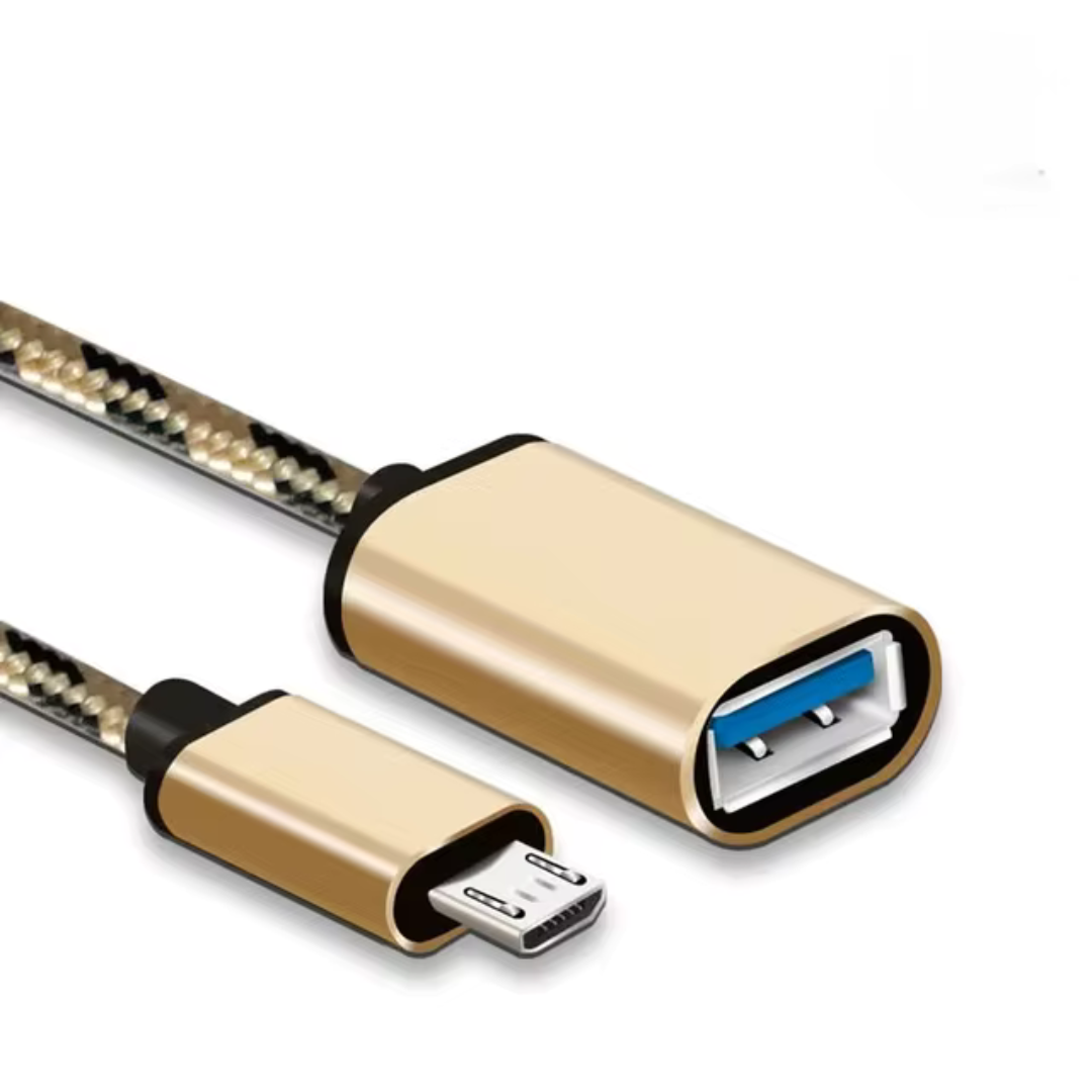Adaptador OTG micro usb a usb