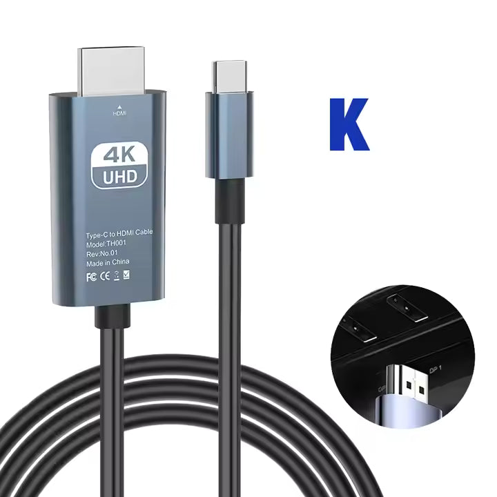 Cable tipo c a hdmi 4K