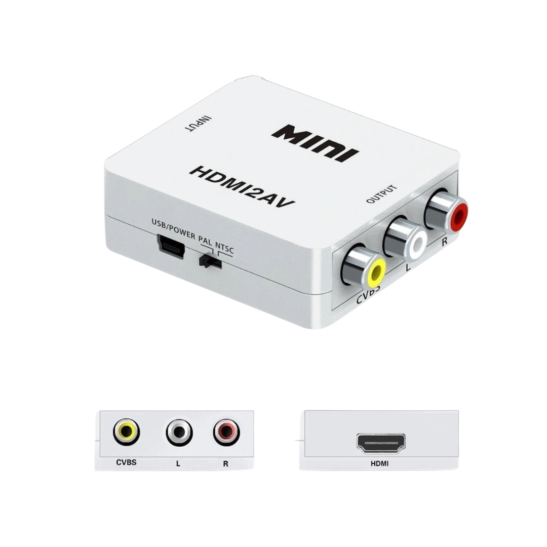 Adaptador audio y video de HDMI A RCA