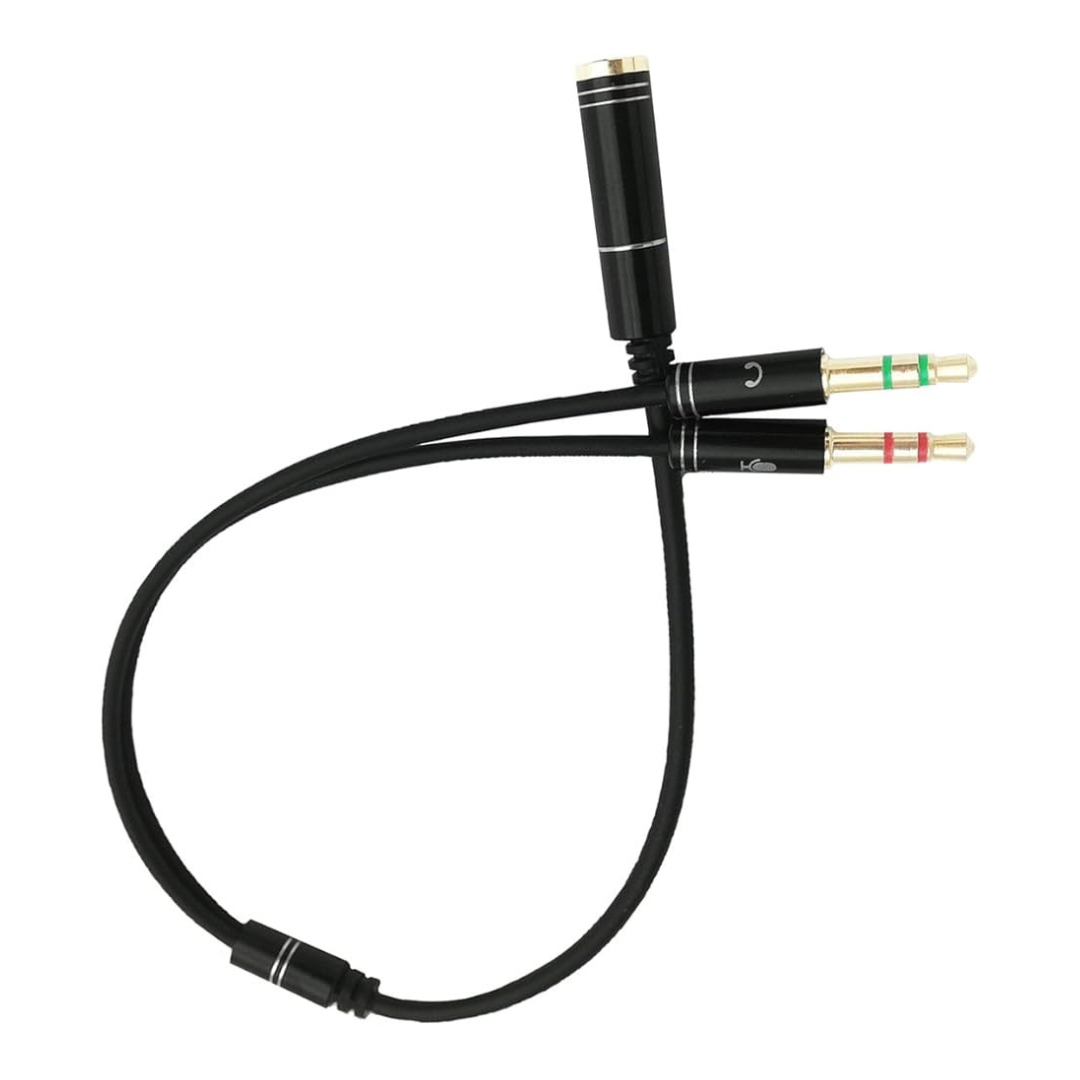 Cable para dividir audio y microfono