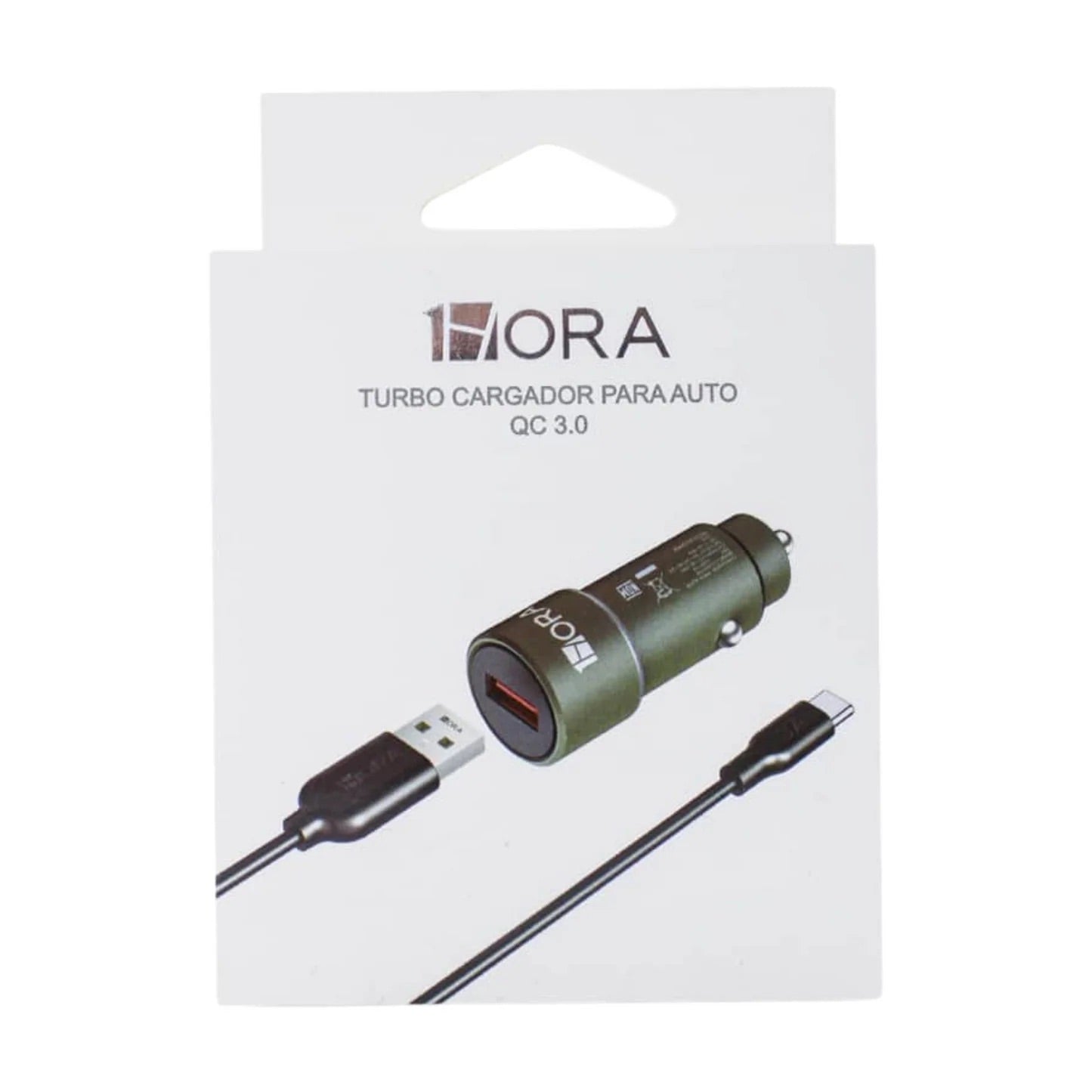 Kit de carga tipo c para carro 18W