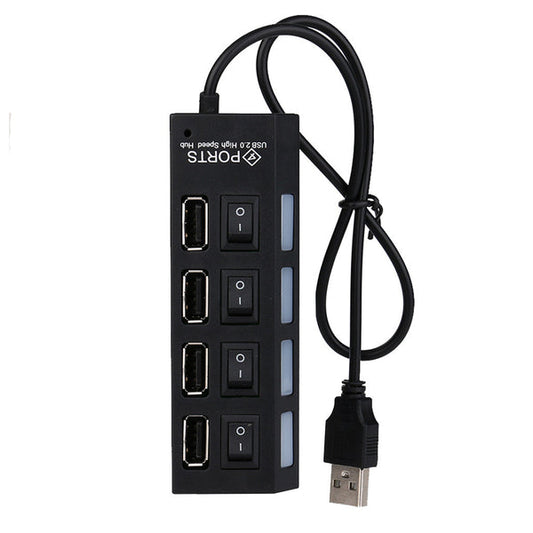 Adaptador multipuertos-USB 4 puertos