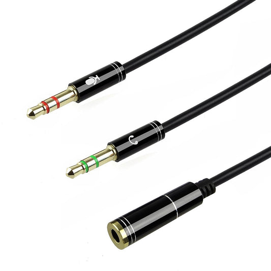 Cable para dividir audio y microfono