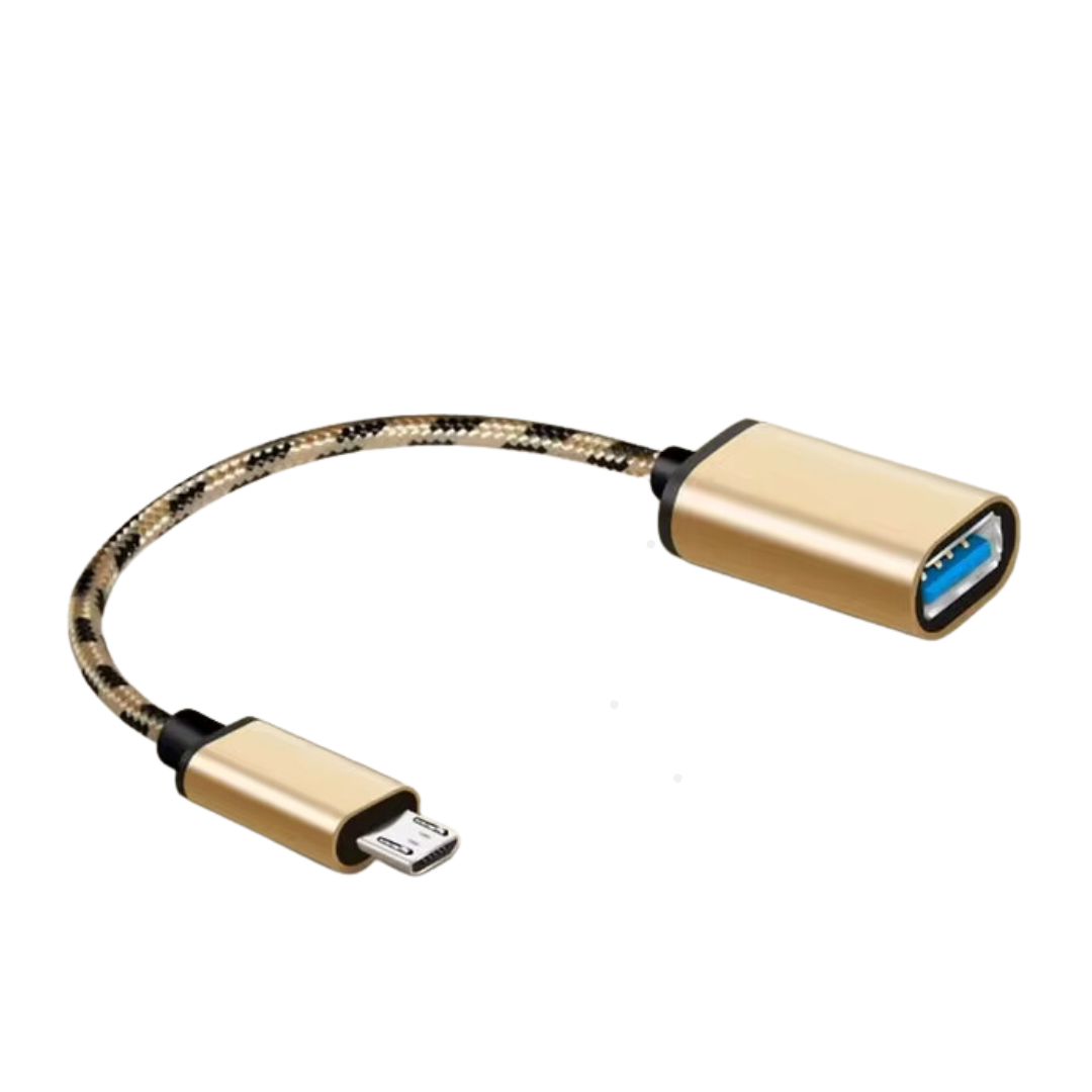 Adaptador OTG micro usb a usb