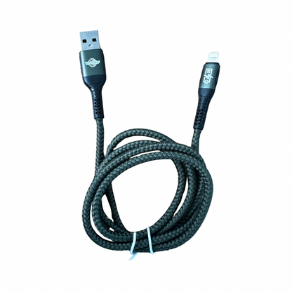 Cable Usb a iphone reforzado 1MTS