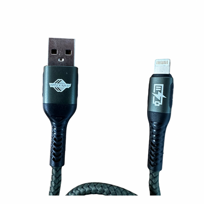 Cable Usb a iphone reforzado 1MTS