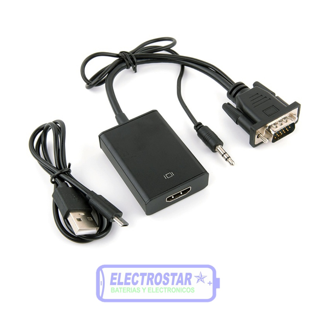 Convertidor VGA a HDMI - Electrostar